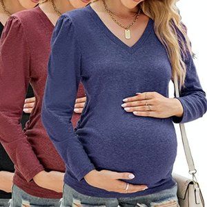 NWT Molliya Maternity shirt sz Medium with cinched sides